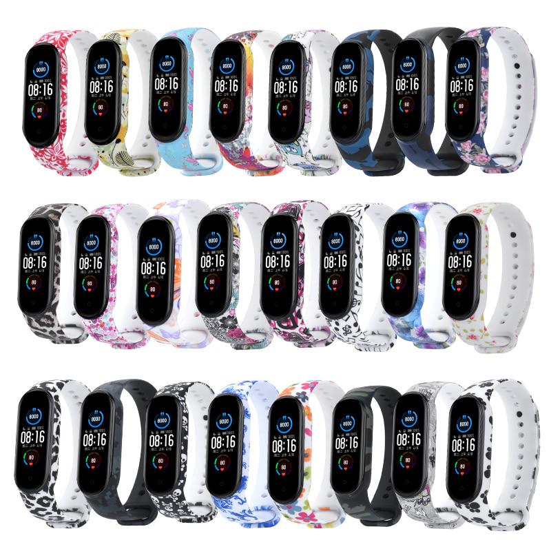 Sports Strap for Xiaomi Mi Band M3 M4 M5 M6 Smart Watch Wristband M3 M4 Plus Suitable for Xiaomi MiBand 3 4 5 6 Miband Strap Replacement