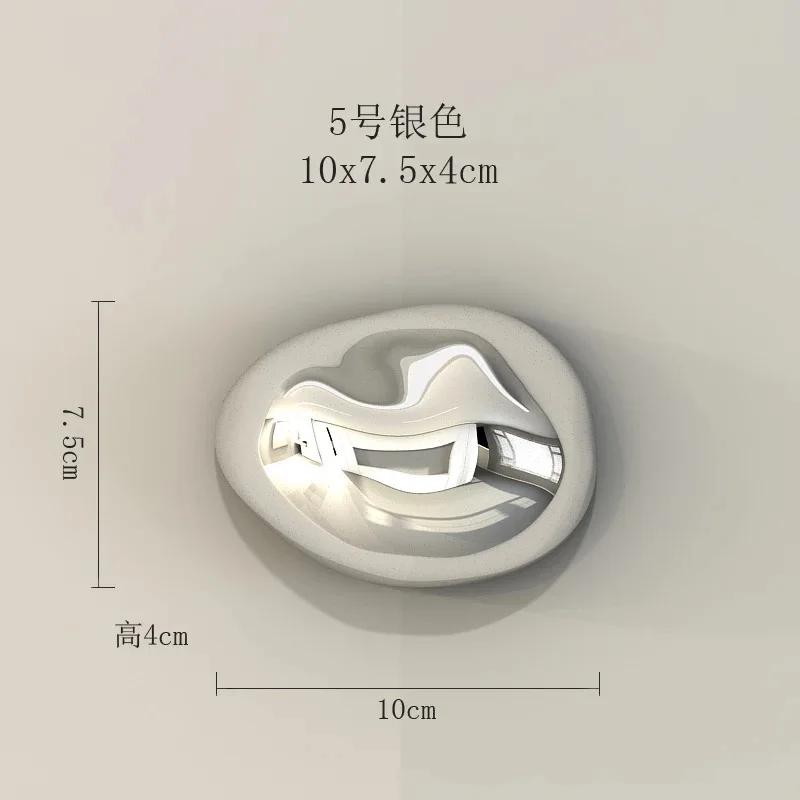 Light luxury wall decoration Creative electroplated stone wall decoration Modern handicraft Shopping mall hotel wall pendant