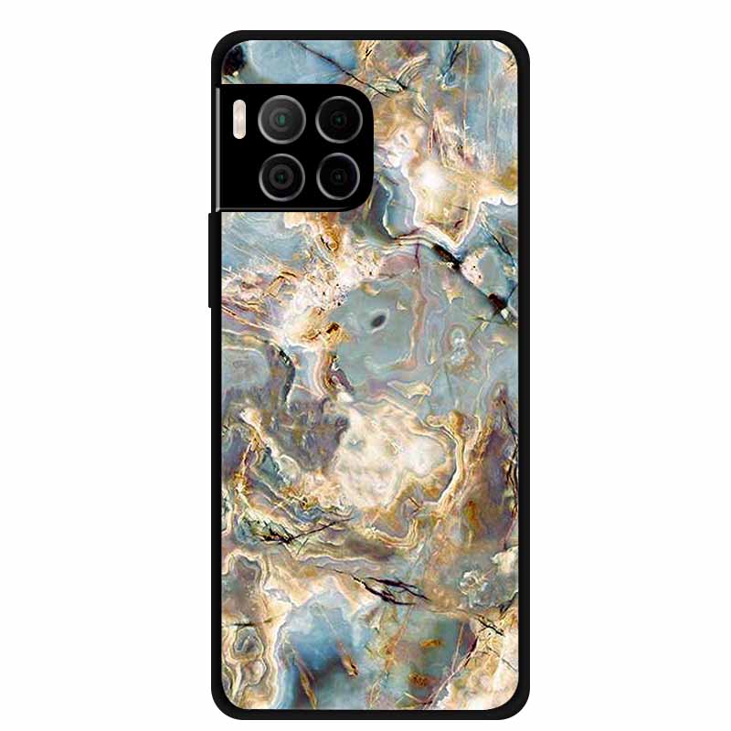 For T-Mobile REVVL 7 Pro Case Revvl7 Pro Luxury Soft Silicone Phone Case for T Phone 2 Pro 5G Gradient Color Marble Funda Bumper