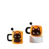 Cute Cat Ceramic Mug Gift Box Household Water Cup Large Capacity Coffee Cup with Spoon