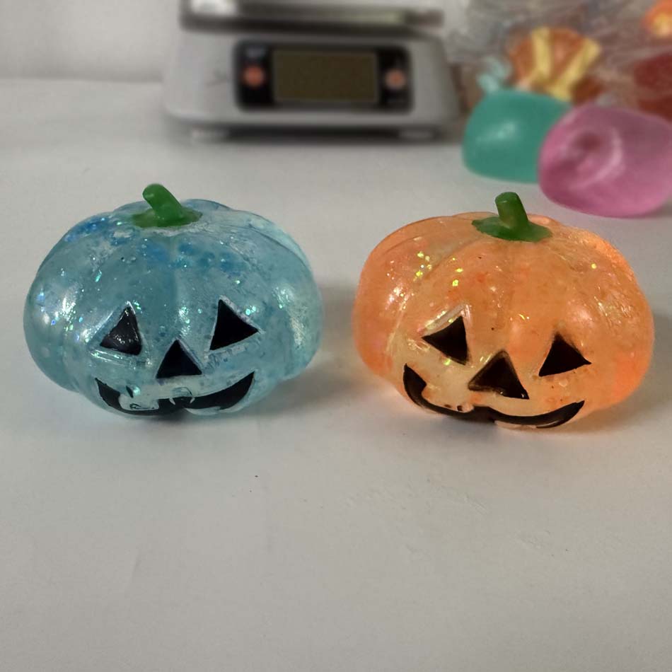 Aa New Halloween Pumpkin Stress Ball Squishy Toy Soft Stress Ball Slow Rebound Fidget Toy Stress Relief Funny Gift For Adults