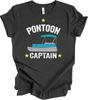 Pontoon Captain Shirt Funny Pontoon Boat Boating Summer Lake Life Gift T-Shirt