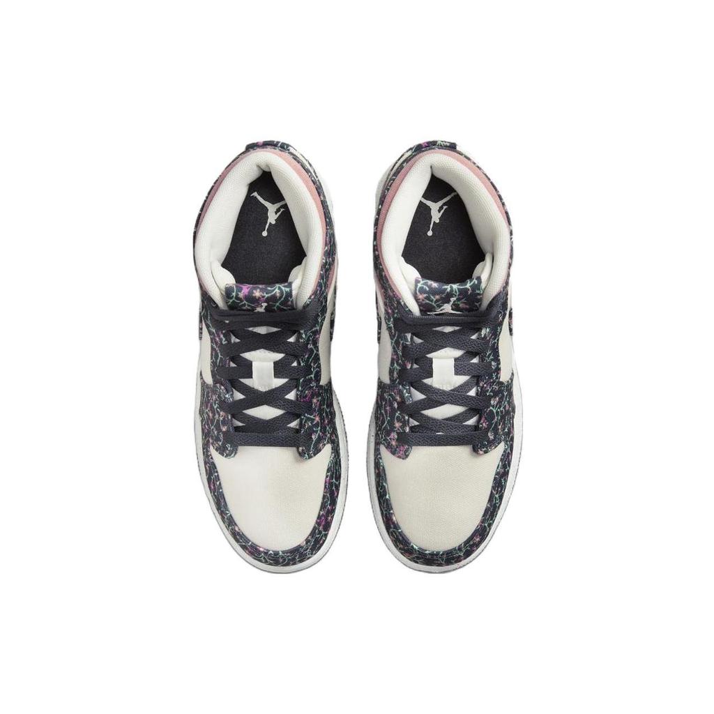 Jordan 1 Mid SE Floral GS FJ3451-001