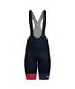 Santini LA Salida Piemonte Bib RE1375FB25LVPIEM VUELTA-Grand Shorts, Men's, Navy,