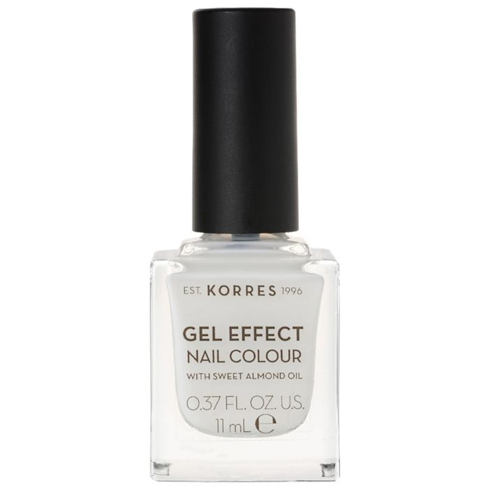 Vernis À Ongles - KORRES - Amande Douce 02 - Porcelain White - 11Ml - Tenue Longue Durée