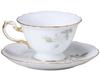 Okura Art Pottery Fairy Rose "Matilda" Cup & Saucer, Coffee/Tea, Approx. 200cc, Made In Japan, 70c/5701