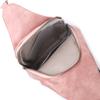 Women's Bag with an Accent On a Textile Strap Made of Smooth Eco-leather VINTAGE Bag 22772 Pink
