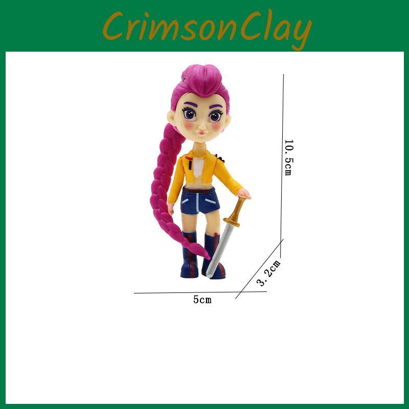 Demon Hunters Kpop Pvc Action Figures Model Toys Desktop Decoration Gifts Kids