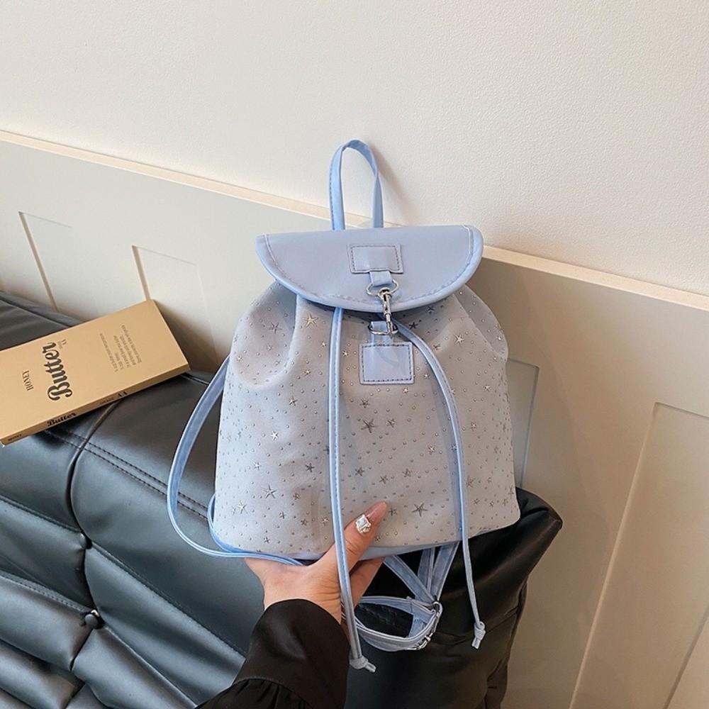 New Y2k Women Backpack Large Capacity Star Travel Backpack Lightweight Shoulder Bag Schoolbags