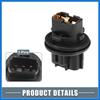 Front Turn Signal Light Lamp Bulb Holder 81128-06470 for Toyota Avalon 2013-2016 Plastic Black Auto Accessories