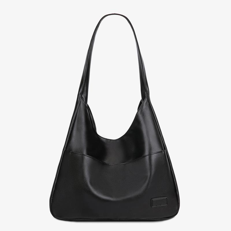 Large Capacity Soft Leather Crossbody Tote Bag for College Students and Ladies, Ideal for Autumn and Winter.