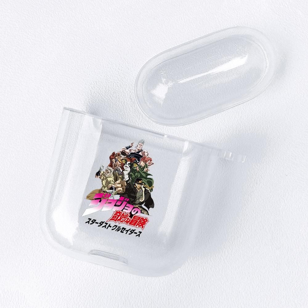 Anime Manga JoJos Bizarre Adventure Soft TPU Case for AirPods 3 2 1 Pro Cute Transparent Airpod Pro Airpod Cases Luxury