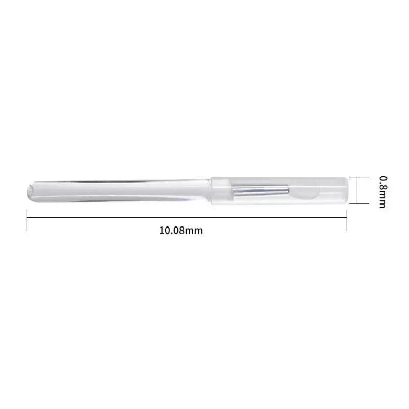 Nail Arts Silicone Applicator Sticks Reusable Chrome Glitter Applying Manicure Tool New Easy-Daub Pigment Silicone Nail Brush