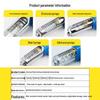 Veterinary Adjustable Metal Drenching Gun Doser for Pigs, Cattle, Sheep with 5ml, 10ml, 30ml Bottle