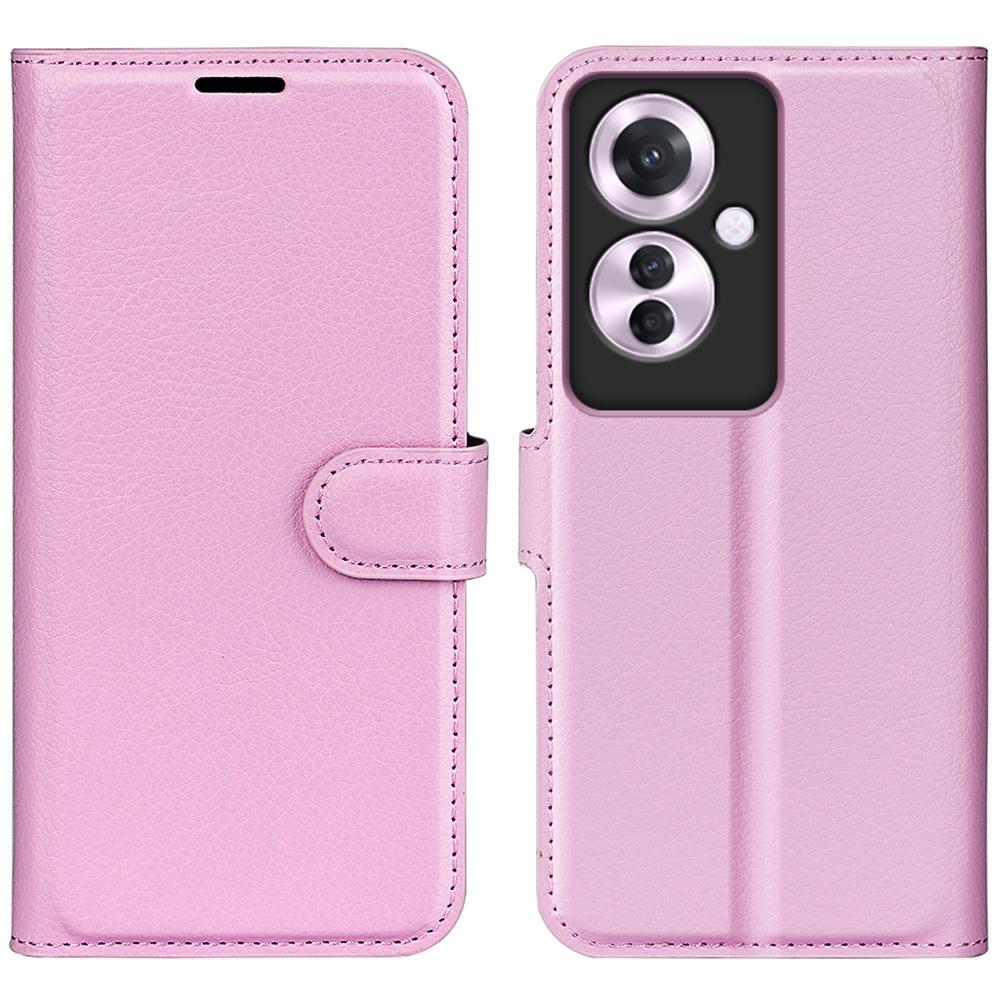 For Oppo Reno11 F 5G Case Litchi Texture PU Leather Phone Cover