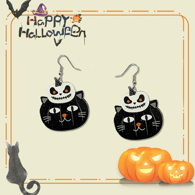 New acrylic pumpkin cat series accessories are funny, cute and dark