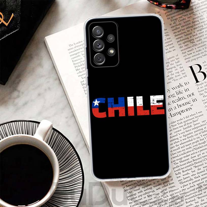 Chile Flag Cover For Samsung Galaxy A52 A42 A32 A22 A12 A50 A51 Phone Case A70 A71 A40 A41 A30S A31 A20E A21S A10S Galaxy A52 A4