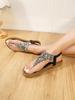 New Summer Flat Pinfoot Rhinestone Comfortable Beach Sandals Women