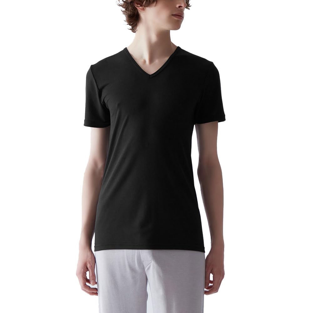 Asedron Inner V-Neck Pique Material Moisture-Wicking Quick-Dry Breathable Mens MCA715