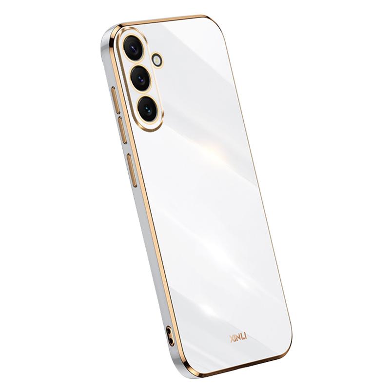 

XINLI Protective Back Cover for Samsung Galaxy A54 5G,Electroplating TPU Scratch-resistant Phone Case White