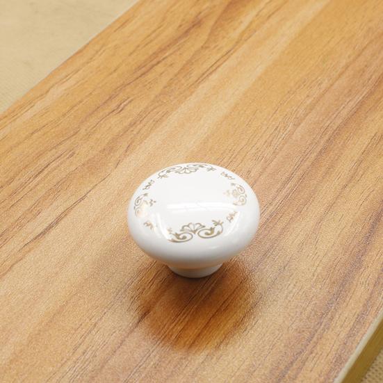 Drawer Handle Modern Solid Construction European Style Ceramic Cabinet Wardrobe Knob Door Pull for Furniture