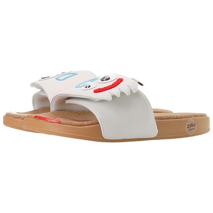 Disney x Li Ning Quiet Slide Slippers Women's Champagne White AGAS022-1