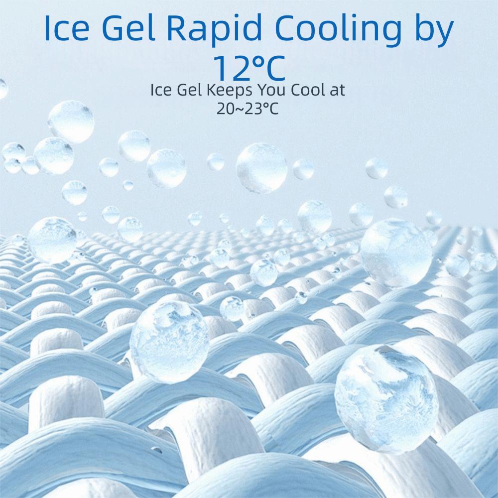 No Water Injection Cooling Gel Seat Cushion Ice Bead Structure Non-Inflatable Cushion  Car Seats