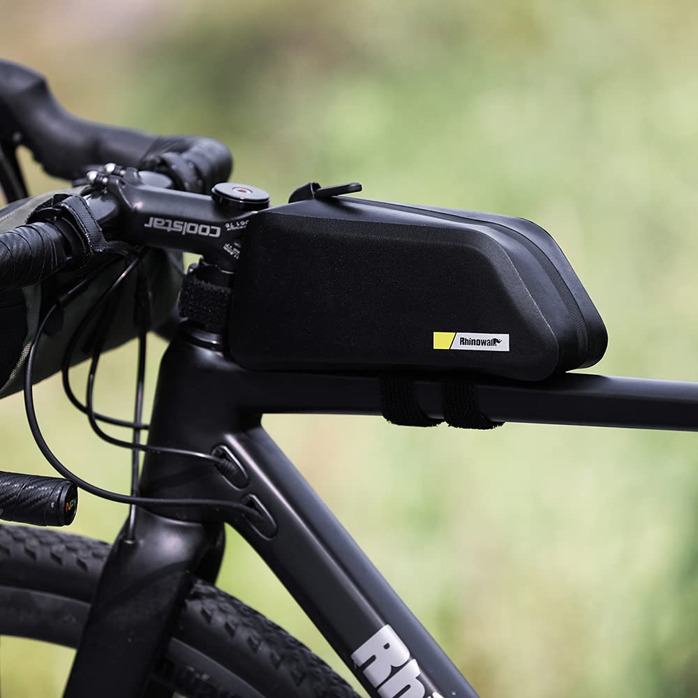 Rhinowalk Bicycle Bag Bike Top Tube Bag Bicycle Frame Bag Waterproof Stable Bike Frame Bag Bicycle Bag Professional Cycling Accessories 1.3L