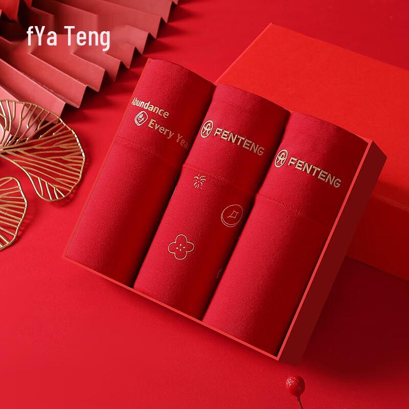 Fenteng Women's High-Waist Cloud Cotton Briefs 3-Pack