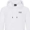 Emporio Armani Ss22 Letter Print Hooded Pullover Long Sleeve Sweatshirt Men Sweatshirt White 3LPM61-PJEQZ-1100