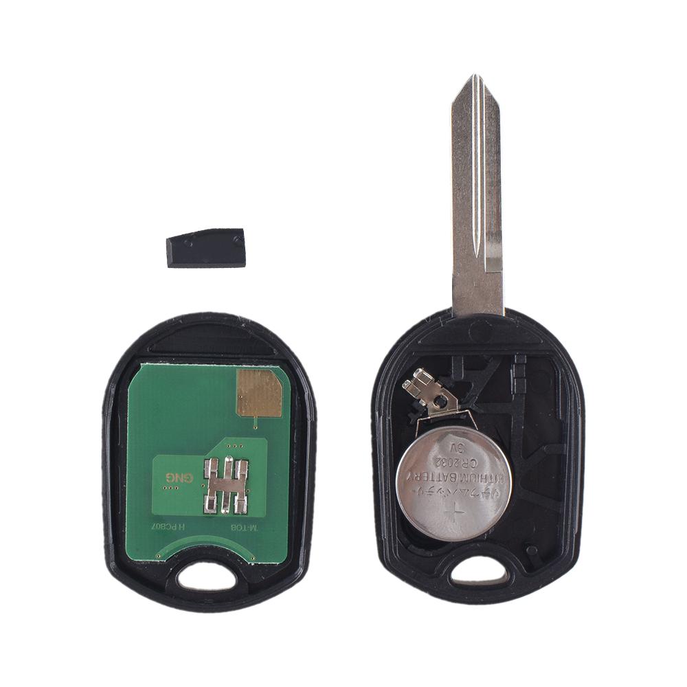 KEYYOU 4 Button Smart Remote Keyless Car Key For Ford Edge Escape Expedition Explorer With 4D63 Chip 80 Bits CWTWB1U793 315Mhz