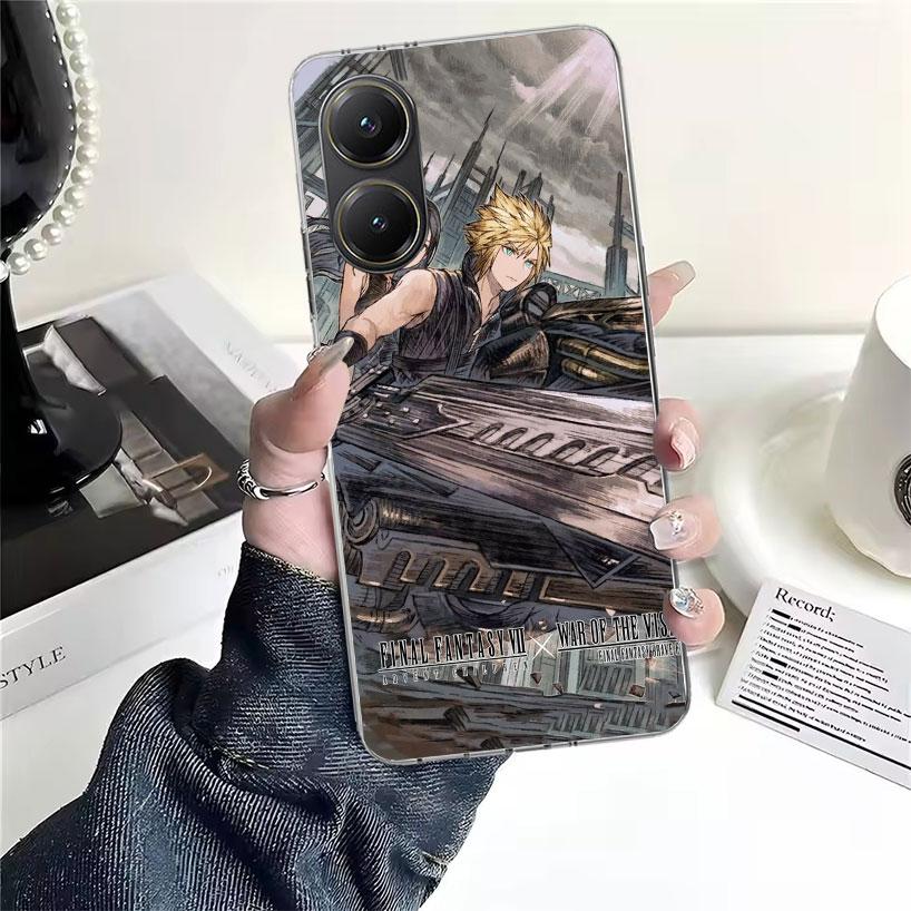 Final Fantasy FF VII Soft Phone Case For Xiaomi Redmi 15C 15 13C 13 Poco X5 X6 X7 F7 Ultra M7 12C 12 10 10C 9C 9A 9T 9 Fundas Po