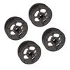 4Pcs Beadlock Wheels 2.2in Ultra Lightweight Composite Material Faceplate for 1 10 RC Crawler Car