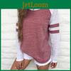 Eye-catching Women's Casual T-shirt Long Sleeve Striped Fashion Blouse Tops Shirt Plus Size Available In Multiple Color Options For Every Mood