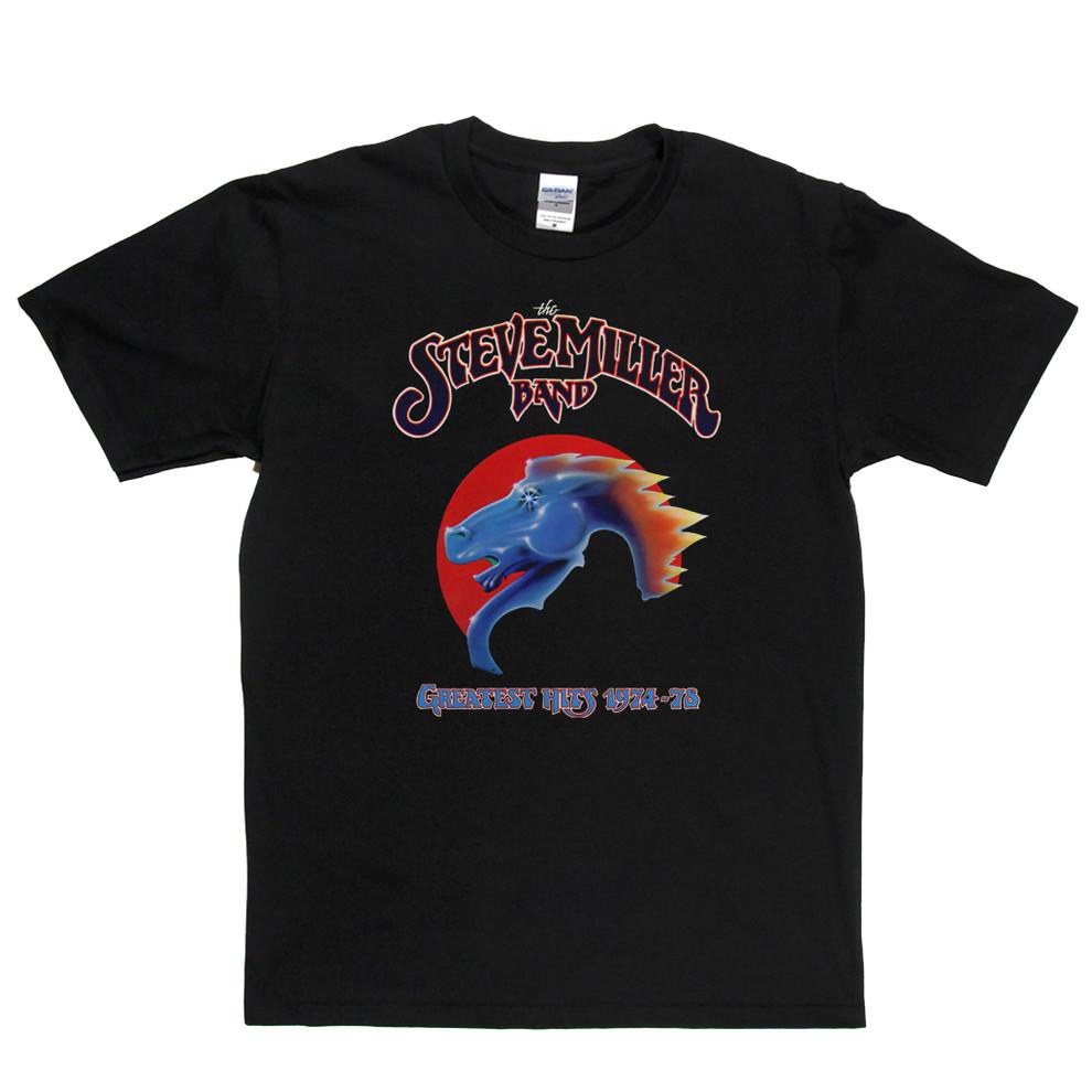 Steve Miller Band Greatest Hits 1974-78 T-Shirt S-4XL S разноцветный