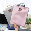 A4 Oxford Canvas File Bag Multi Layer Handheld Briefcase Storage Organizer for Office School Supplies Student Teacher