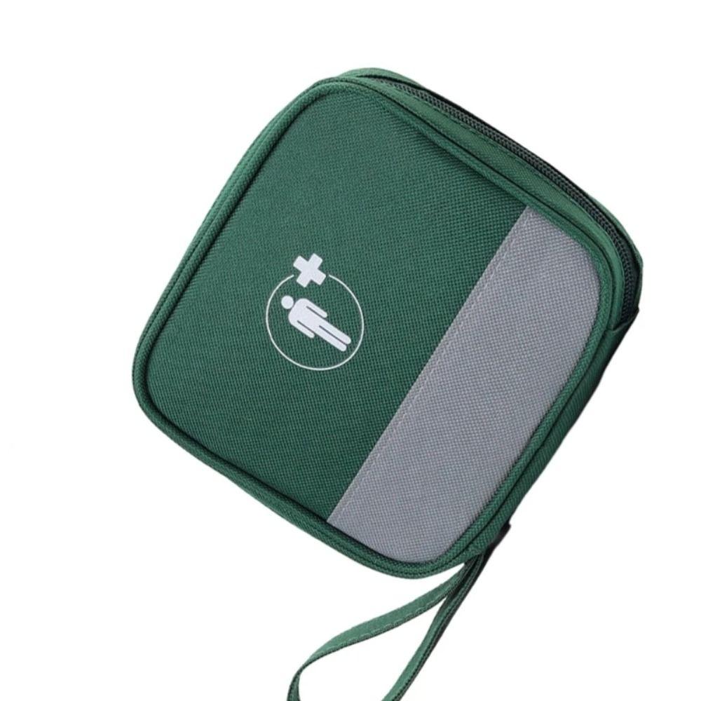 Empty Medicine Storage Bag Multicompartment Medicine Organizer Box Emergency Aid Kit  Daily Use