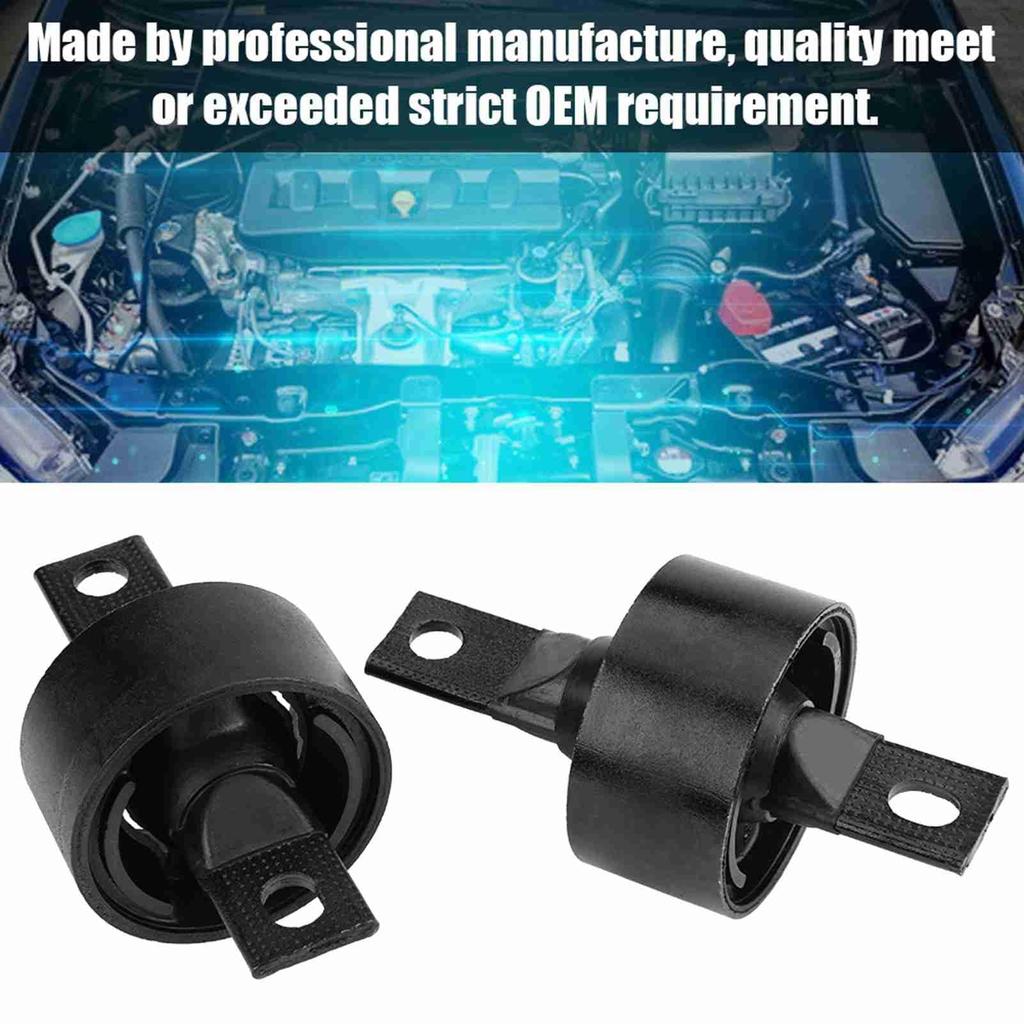 Car Trailing Arm Bushing, 2pcs Car Trailing Arm Bushing for Honda Civic CR-V CRX Del-Sol 52385-SR3-000