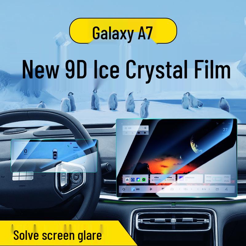 Geely Galaxy A7 Tempered Glass Screen Protector: Navigation Dashboard Film for Car Interior Enhancement