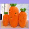 Plush Carrot Shape Baby Pillow With Soft Short Pile Fabric For Sleep And Play
