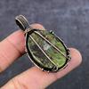 Dragon Jasper Gemstone Handmade Copper Wire Wrap Jewelry Pendant 2.29" l9O13