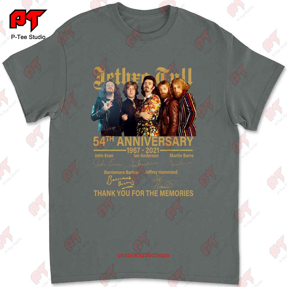 Jethro Tull 54Th Anniversary Rock Band Fan Retro T Shirt S 5Xl Black NVBO