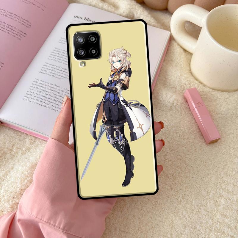 Smug Albedo Genshin Impact For Samsung Galaxy A55 A35 A15 A32 A12 A22 A52 A54 A34 A14 A56 A36 A26 A16 A13 A53 A06 Case