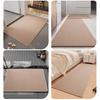 Huaqianguhh Minimalist Bathroom Rug, Absorbent Non-Slip Floor Mat, Rectangular Door Mat for Home Entrance Bedroom Living Room