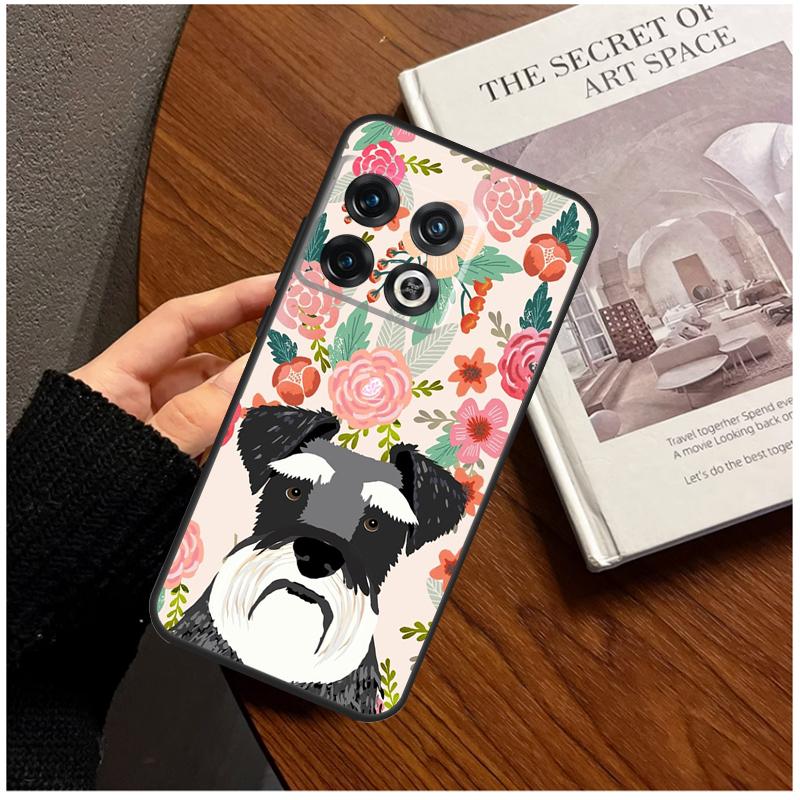 Schnauzer Puppy Dog Case For OnePlus 13T 13R 12R 10R 15 13 12 11 8T 10T Nord CE 4 3 2 Lite N20 N30 Nord 5 Cover