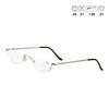 Sighttoo Half Rim Women Reading Glasses Eyeglasses Ultralight Clear Presbyopic Glasses Portable Gift Eyeglasses Frame For Men +2