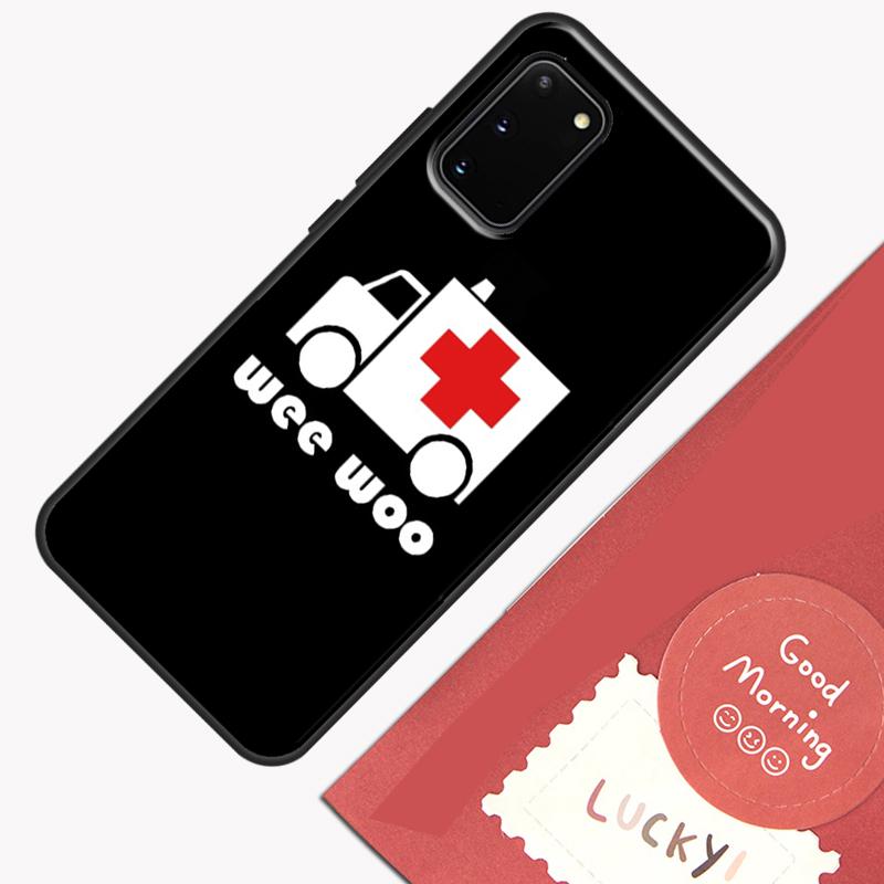 Wee Woo Ambulance Phone Case For Samsung Galaxy S25 S26 Ultra S20 S21 S22 S23 S24 Plus S9 S10 S25 FE Cover Shell