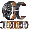 22mm Leather Strap For Samsung Galaxy Watch 46mm SM-R800 Watch 3 45mm SM-R840 Gear S3 SM-R760 SM-R770 Band Bracelet Watchband