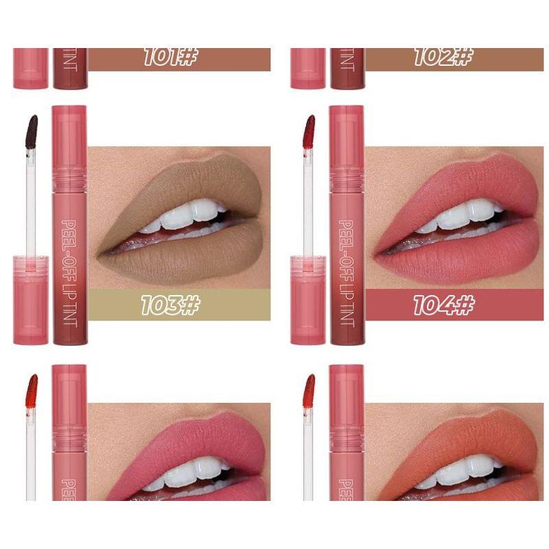 BEAUTY GLAZED - Langanhaltender matter Peel-Off-Lippenstift - 6 Farben