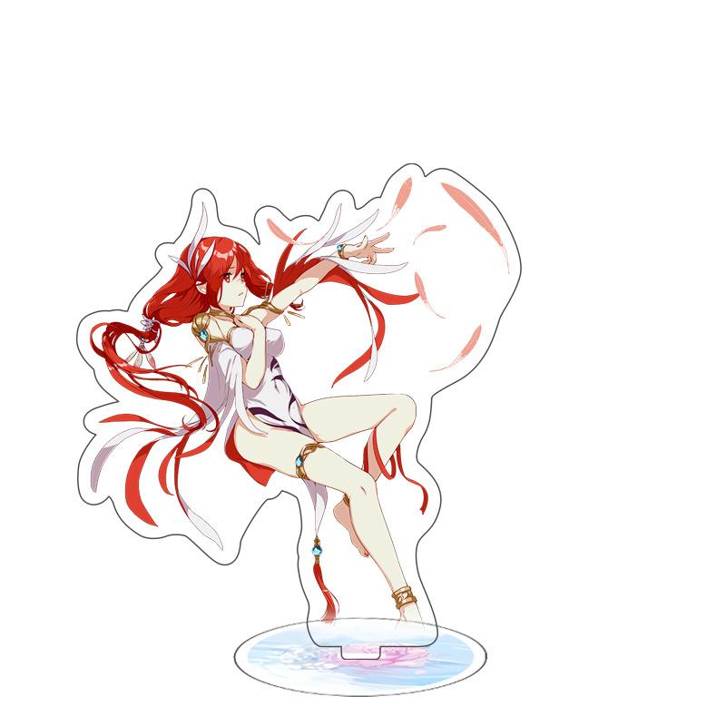 Game Anime Mobile Surroundings Model Acrylic Figure Stand Painted Desk Decor Ornament Gift